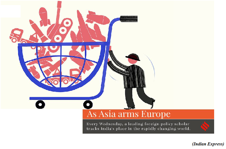 As Asia arms Europe (GS Paper 2, International Relation)