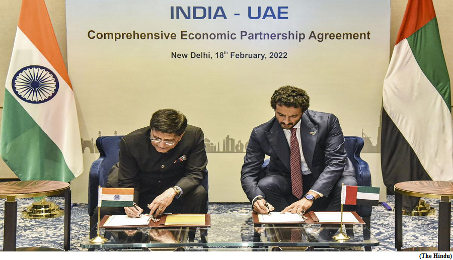 India and the UAE, CEPA cements a promising bilateral (GS Paper 2, International Relation)