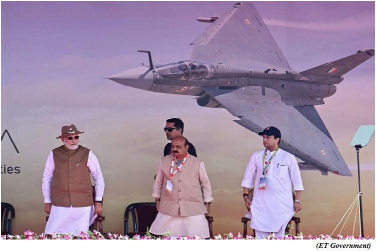PM inaugurates 14th edition of Aero India 2023 in Bengaluru (GS Paper 3, Defence)