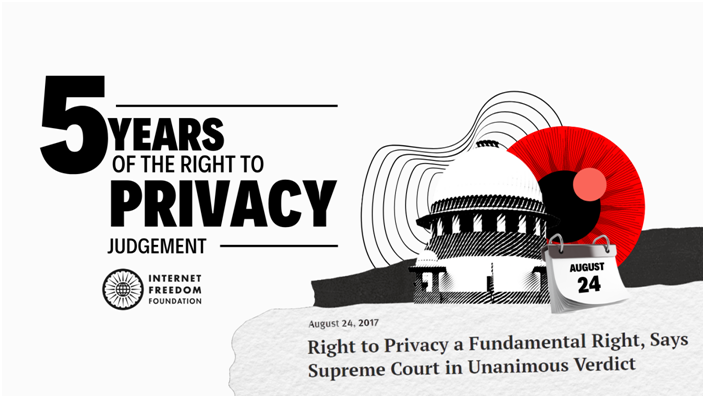 Five years of ‘Right to Privacy’ (GS Paper 2, Polity and Governance
