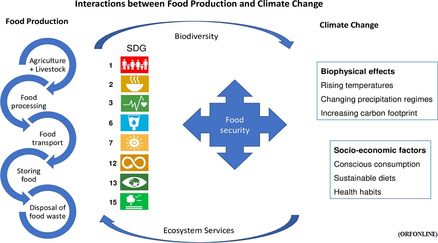Nurturing sustainable food systems amidst climate change  (GS Paper 3, Economy)