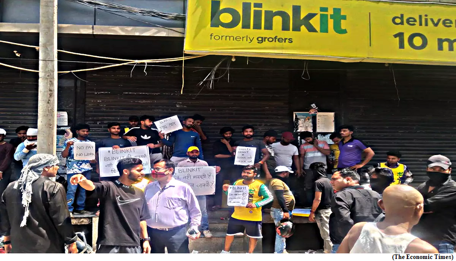 Why are Blinkit workers protesting? (GS Paper 2, International Relation)