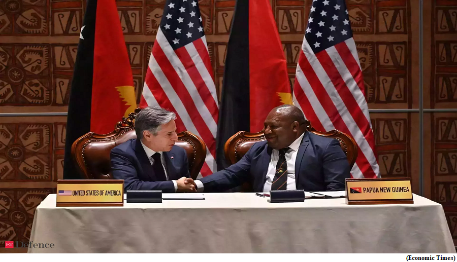 U.S., Papua New Guinea sign defence pact at Pacific summit (GS Paper 2, International Relation)