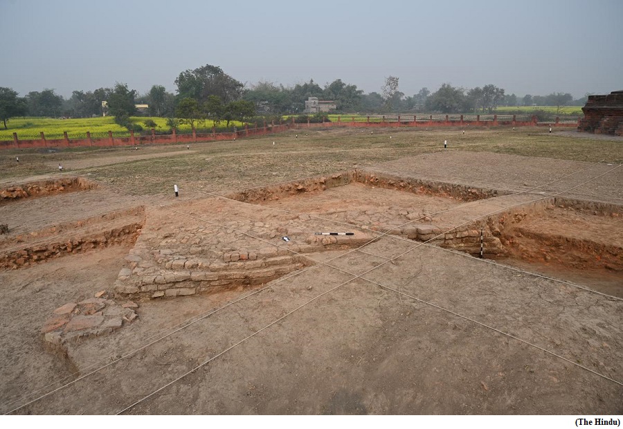 Of a bygone era: excavations reveal Buddhist monastery complex at Bharatpur of Bengal (GS Paper 1, Culture)
