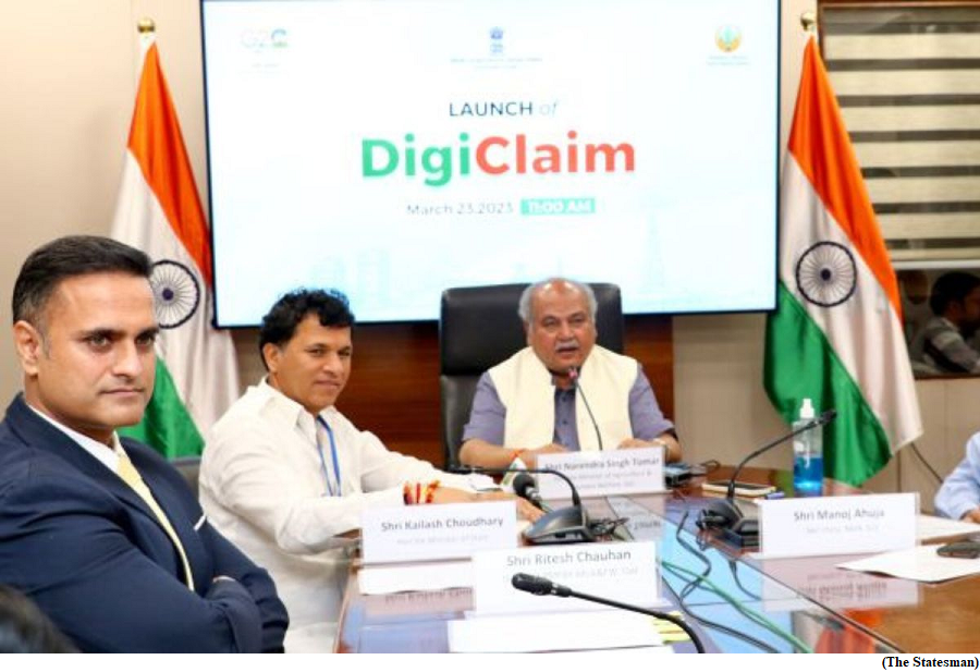 DigiClaim for claim disbursal through National Crop Insurance Portal (NCIP) launched (GS Paper 3, Economy)