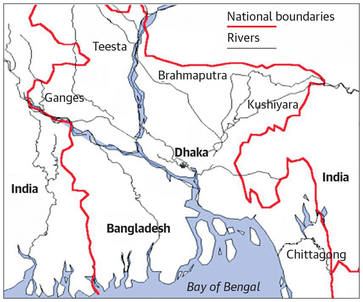Kushiyara River Treaty between India and Bangladesh (GS Paper 2, International Relation)