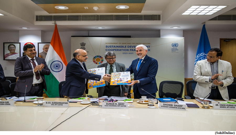 NITI Aayog and the United Nations sign the GoI UNSDCF 2023-2027 Framework (GS Paper 2, Governance)