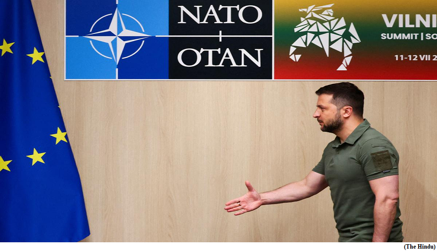 What is NATO’s stand on Ukraine’s entry? (GS Paper 2, International Organisation)
