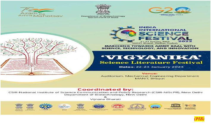 Vigyanika  Science Literature Festival Event in IISF Bhopal (GS Paper 1, Culture)