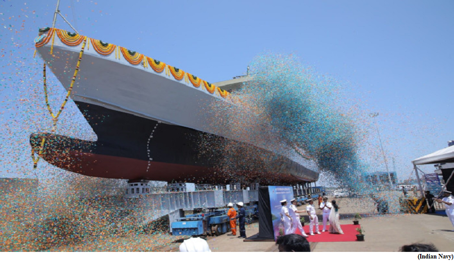 Launch of ‘Anjadip’ Third Ship of ASW SWC (GRSE) (GS Paper 3, Defence)