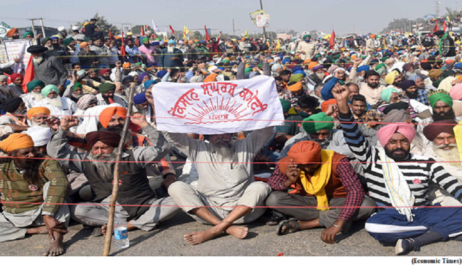 Farmers protest for MSP (GS Paper 3, Economy)