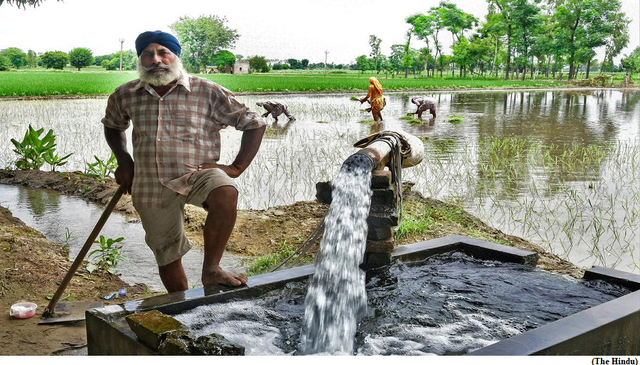 Three-fourths of India’s irrigation sources run on electricity: study (GS Paper 3, Economy)