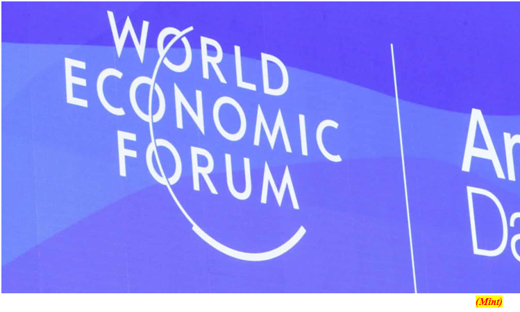 India reiterates its position as a resilient economy with a strong leadership providing stable policy to the global investors at the World Economic Forum (WEF) (GS Paper 3, Economy)